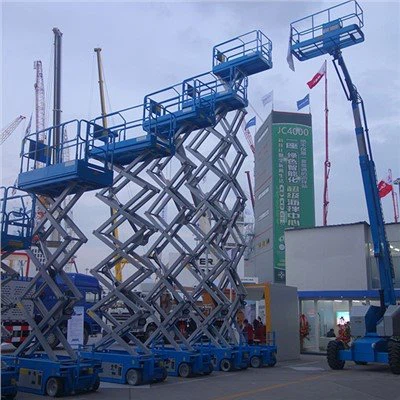 Léttur rafknúinn skæralyftupallur