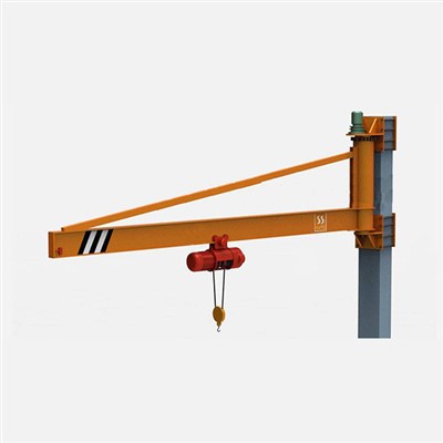 Vegghengdur fleygkrani með rafmagnsvírtapi